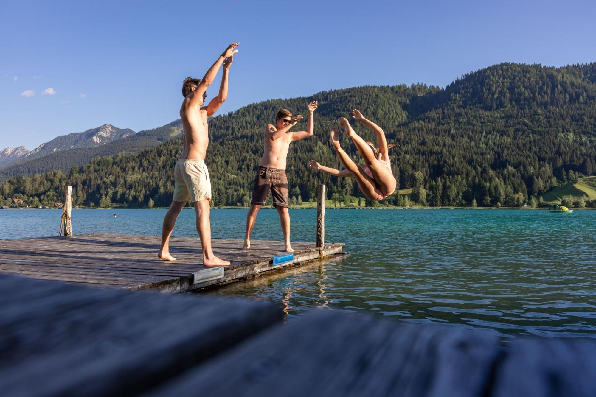 Ferienhof Hoffmann Hotel Weissensee Ngoại thất bức ảnh